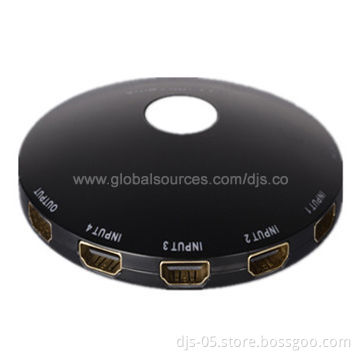 4 x 1 HDMI Glittering Switch, Works with HDMI or DVI-D, HDCP-enabled HDTV
